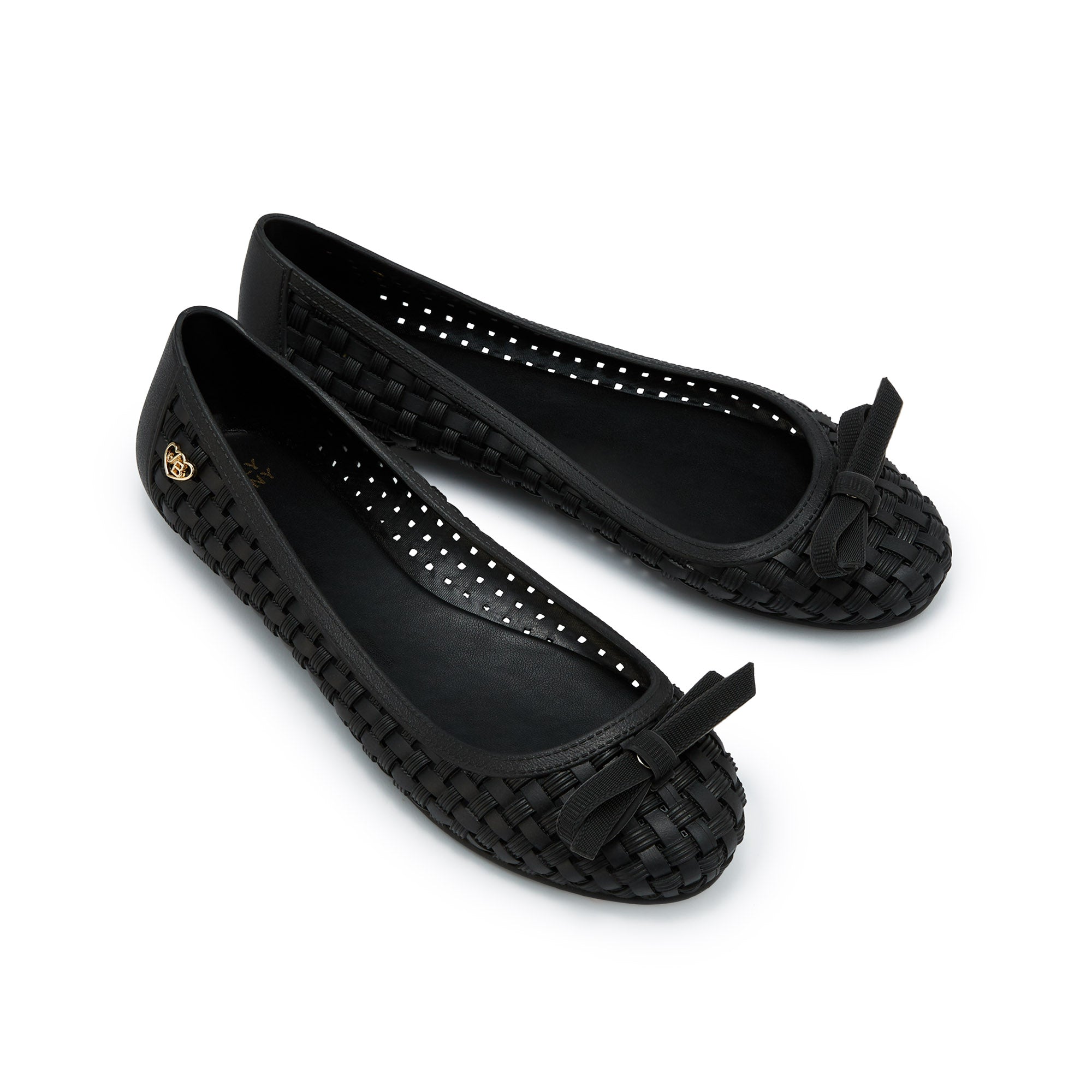 Roujin Flat Ballerinas Black