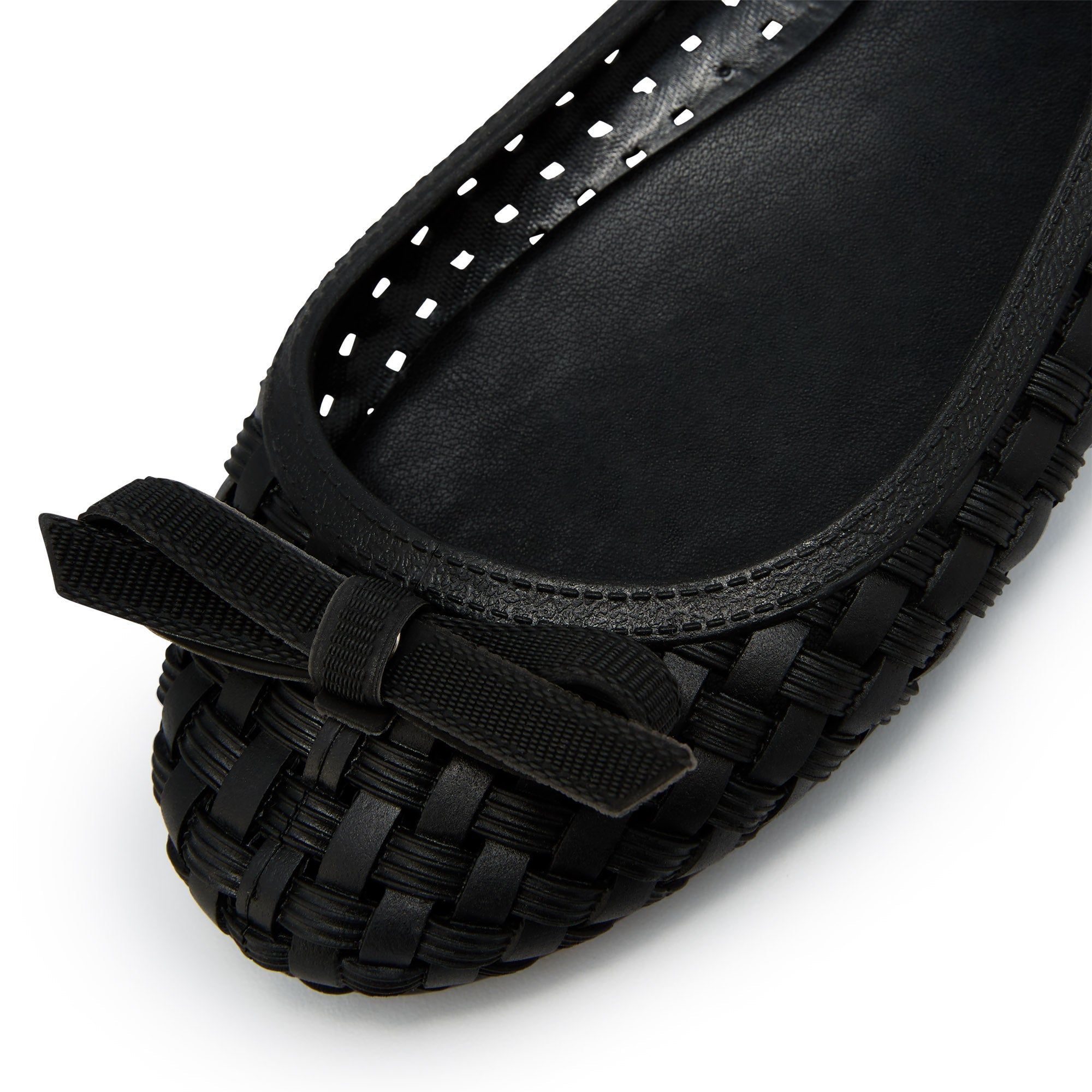 Roujin Flat Ballerinas Black