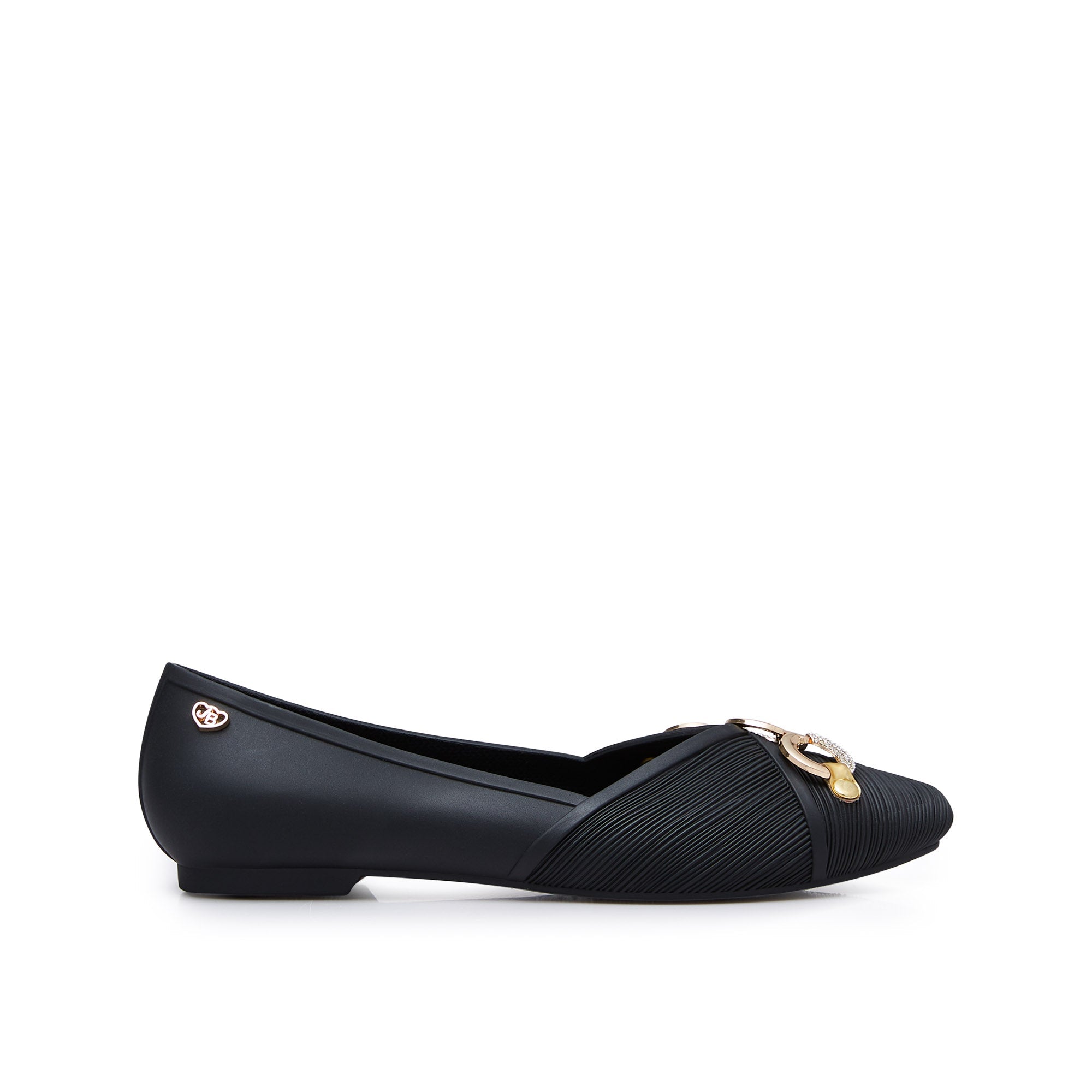 Pinto Azalea Flat Ballerinas Black