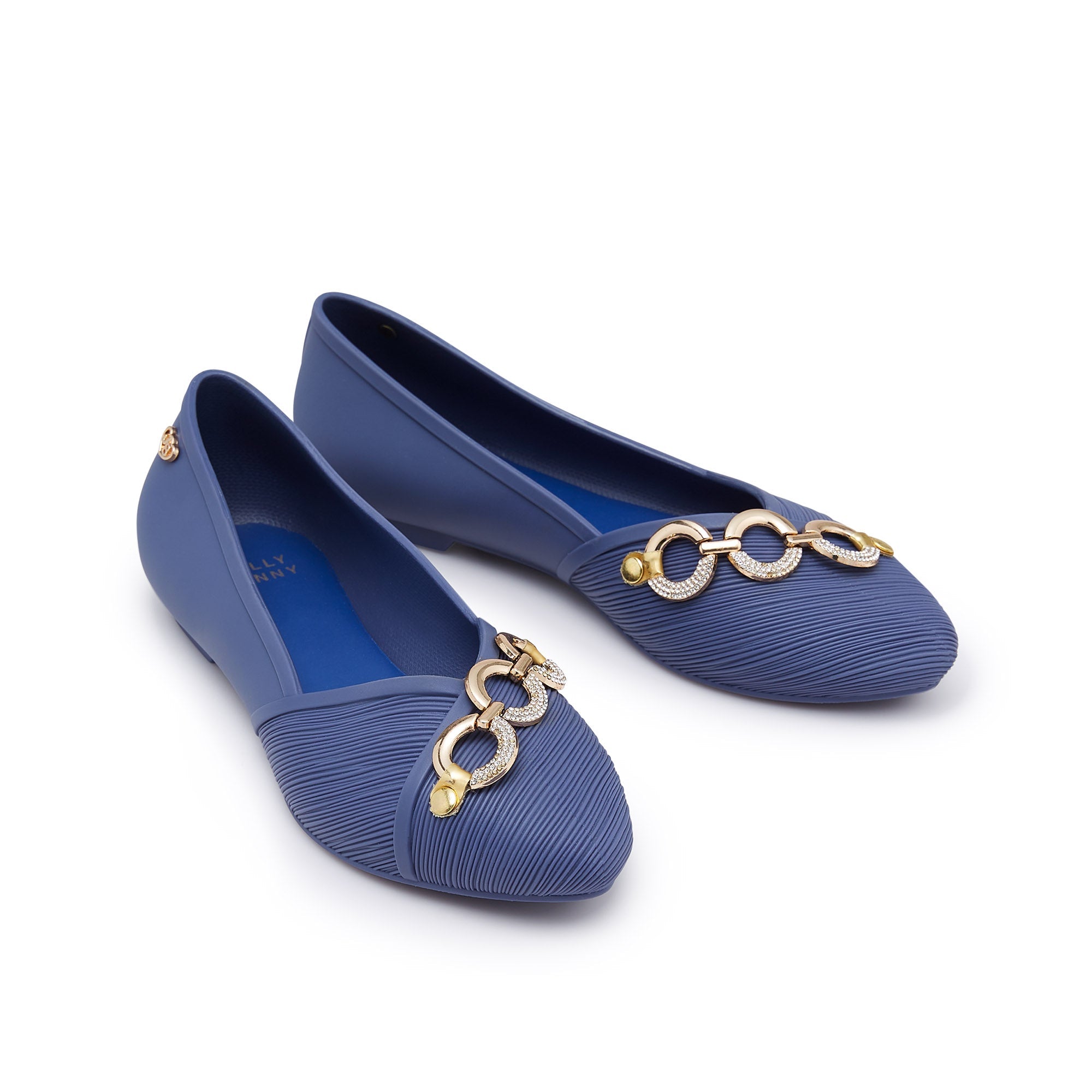 Pinto Azalea Flat Ballerinas Navy