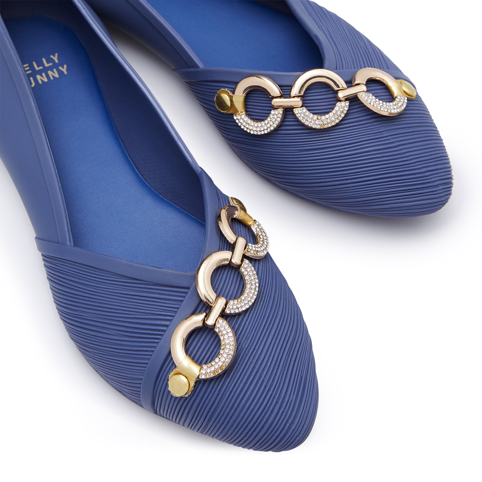 Pinto Azalea Flat Ballerinas Navy