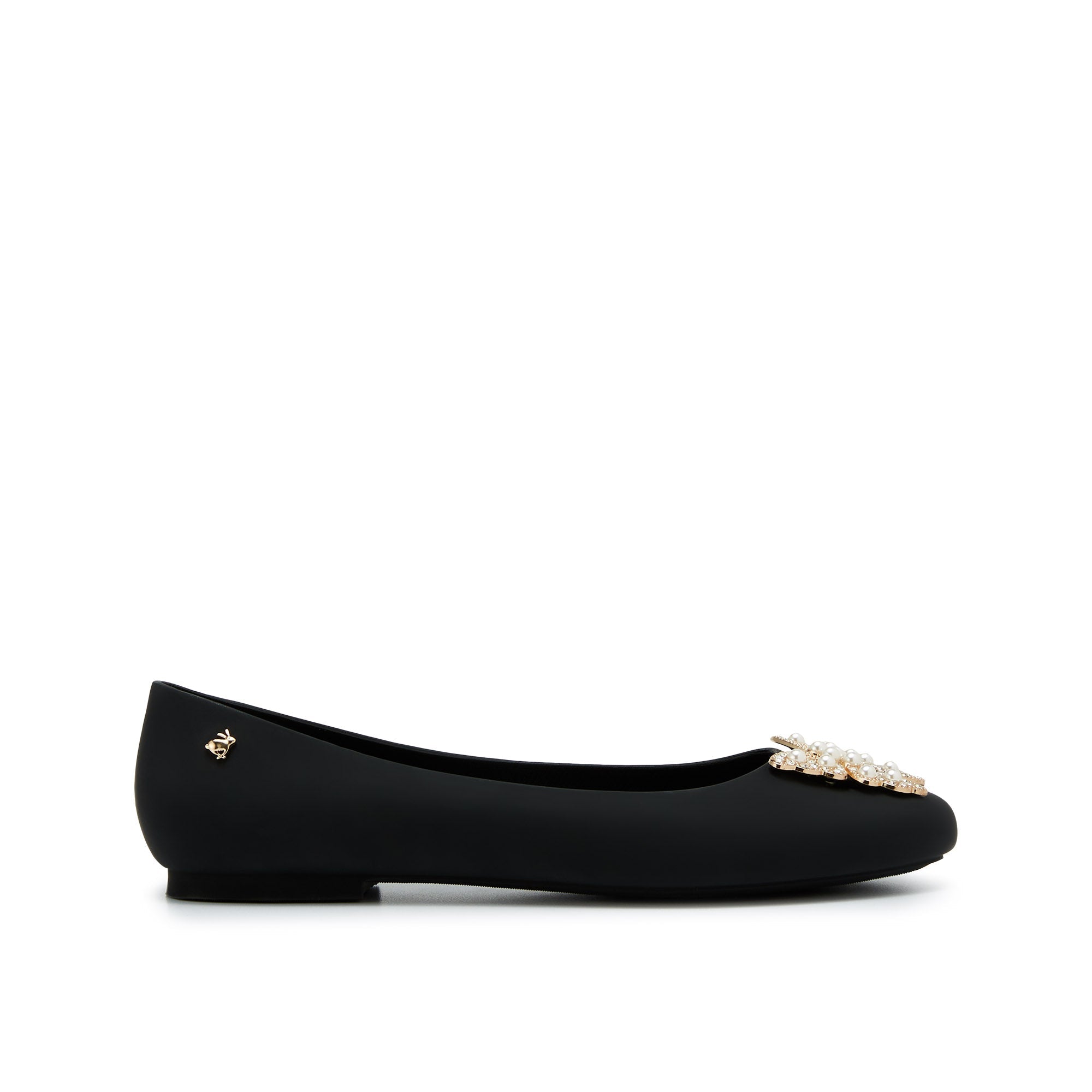 Ronan Butterfly Flat Ballerinas Black