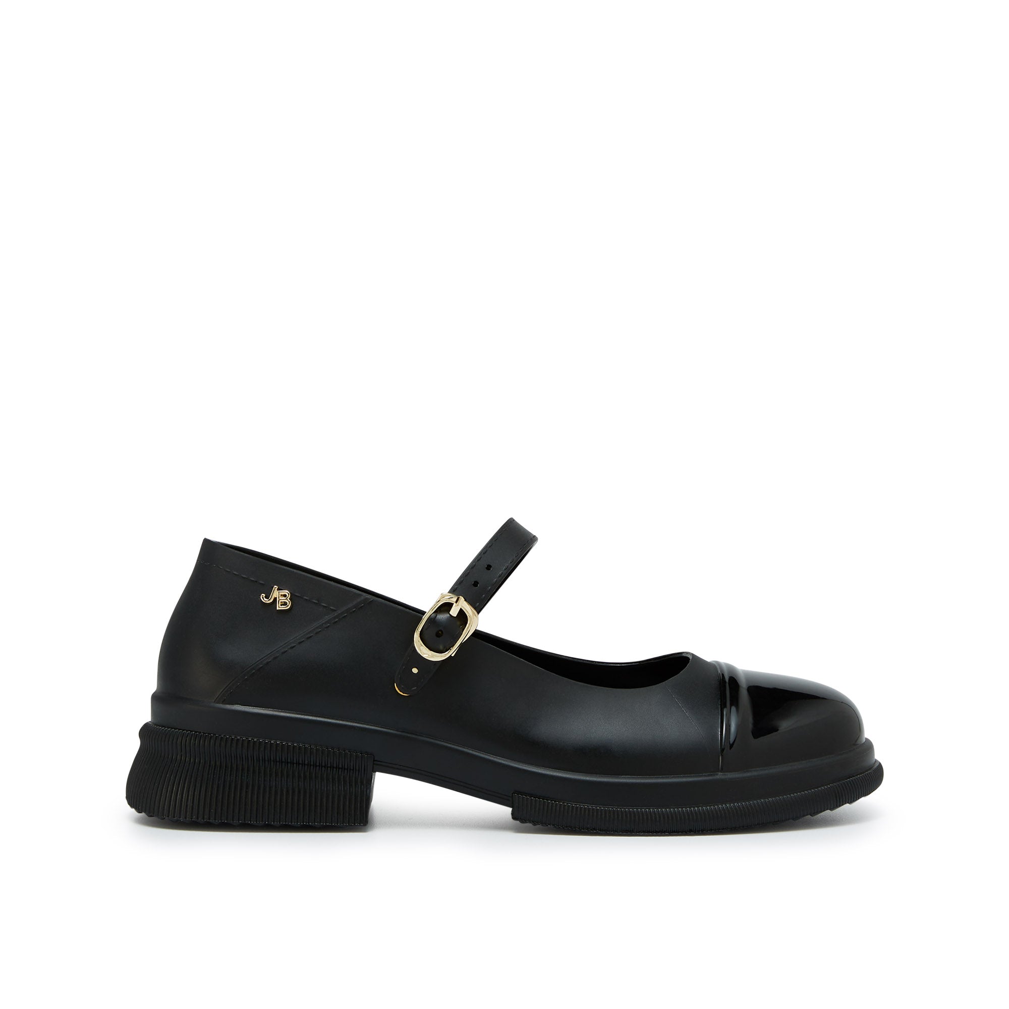 Rory Bright Platform Mary Janes Black