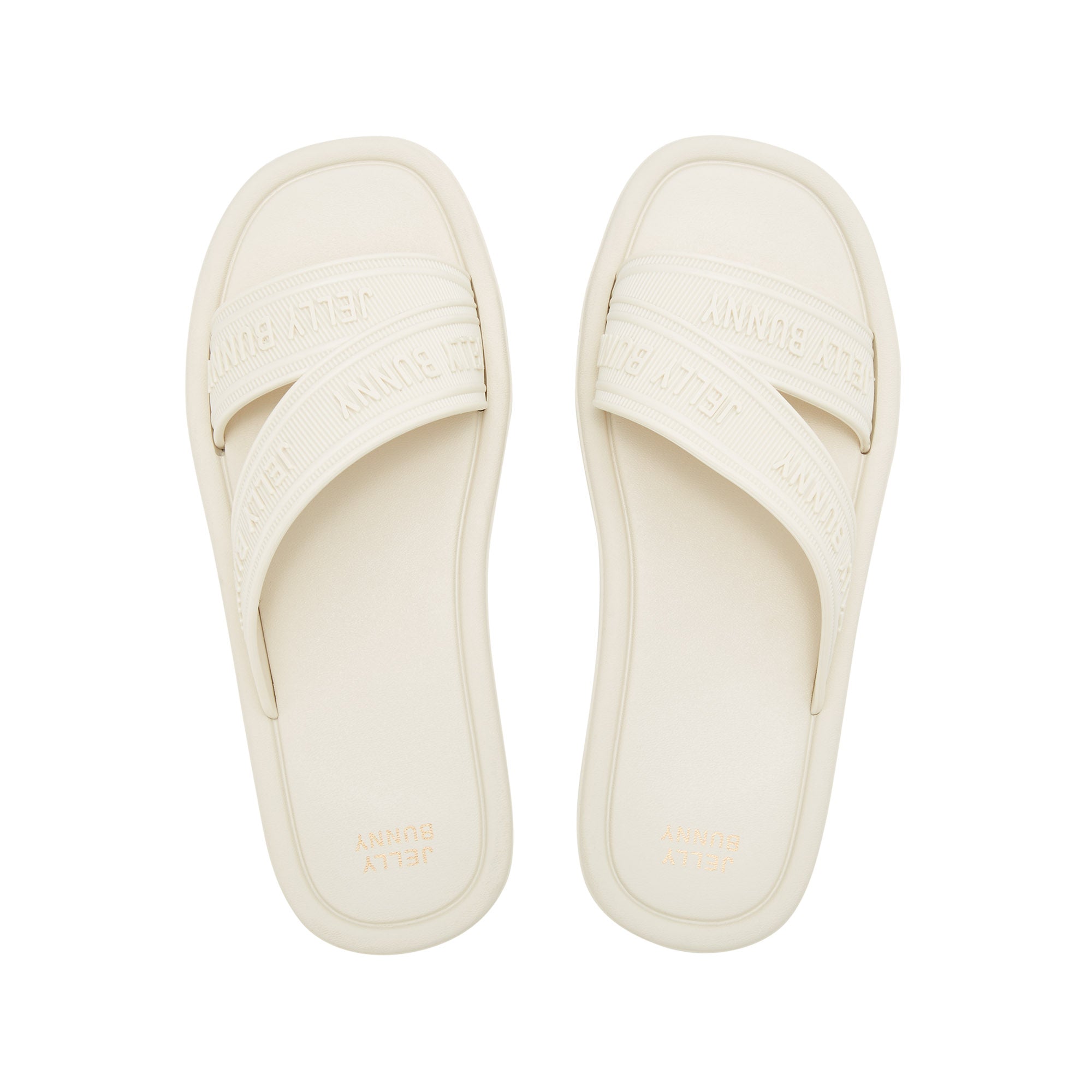 Nekok Flat Sandals White