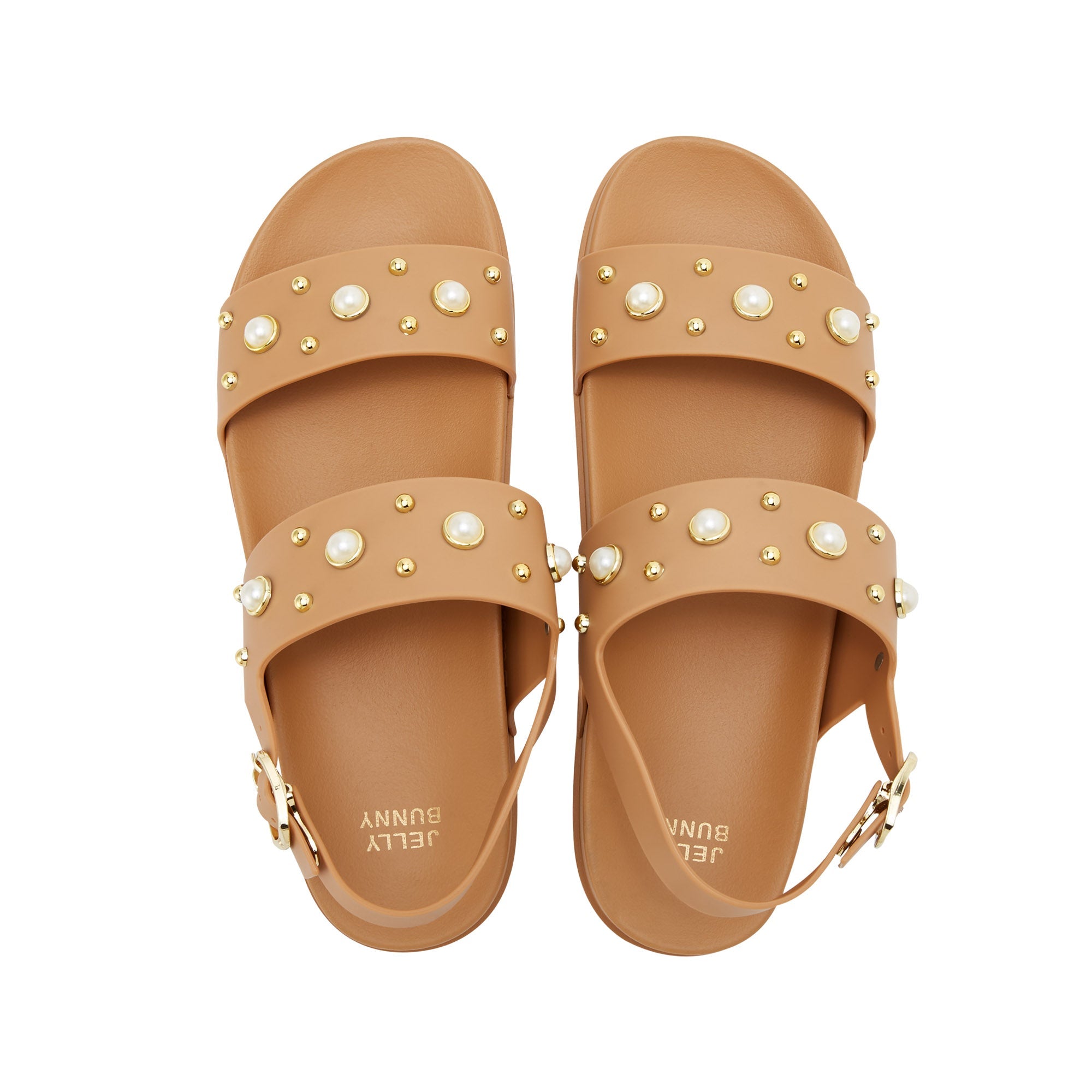 Kadi Kei Flat Sandals Brown