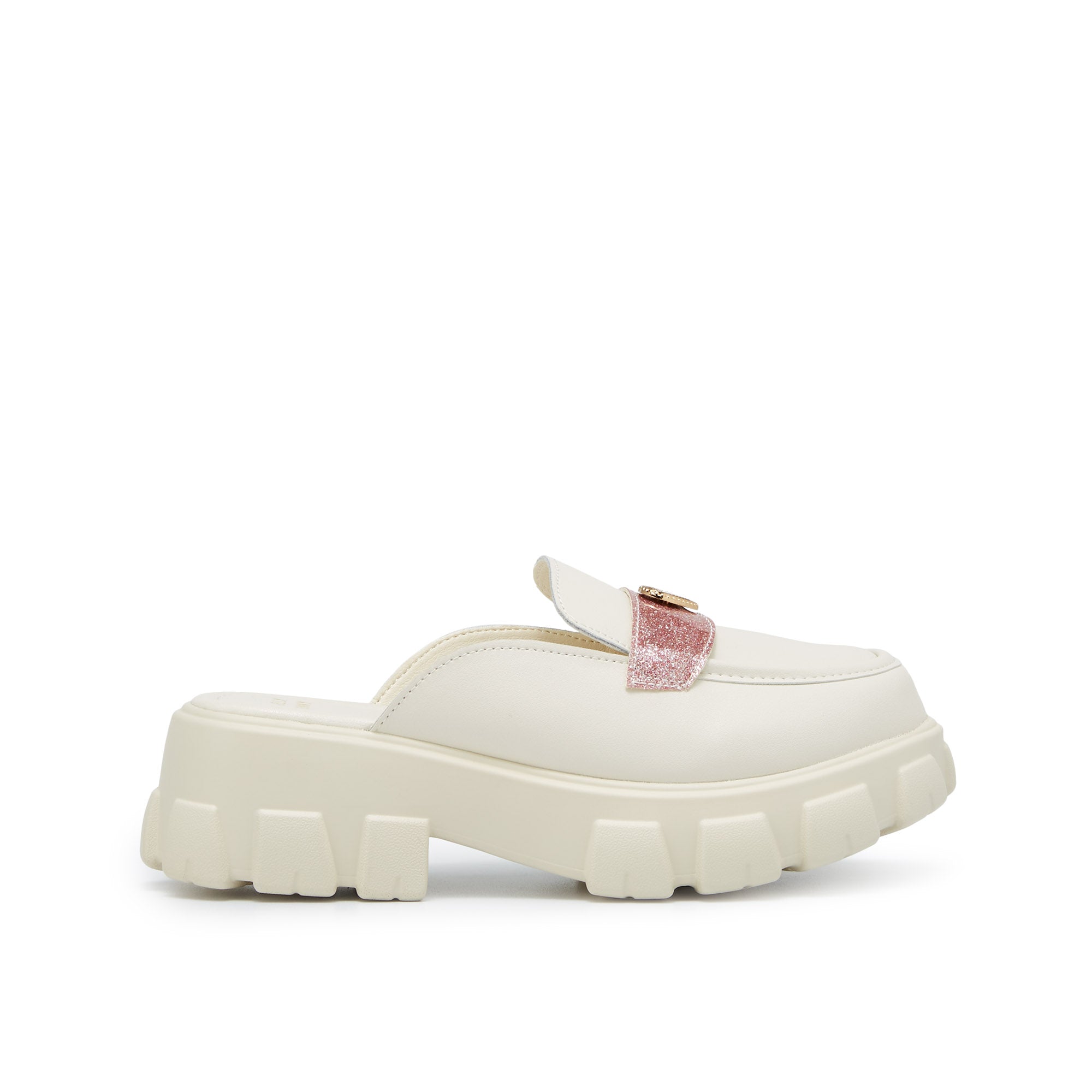 Maggie Amaris Platform Slip-On Loafers Ivory