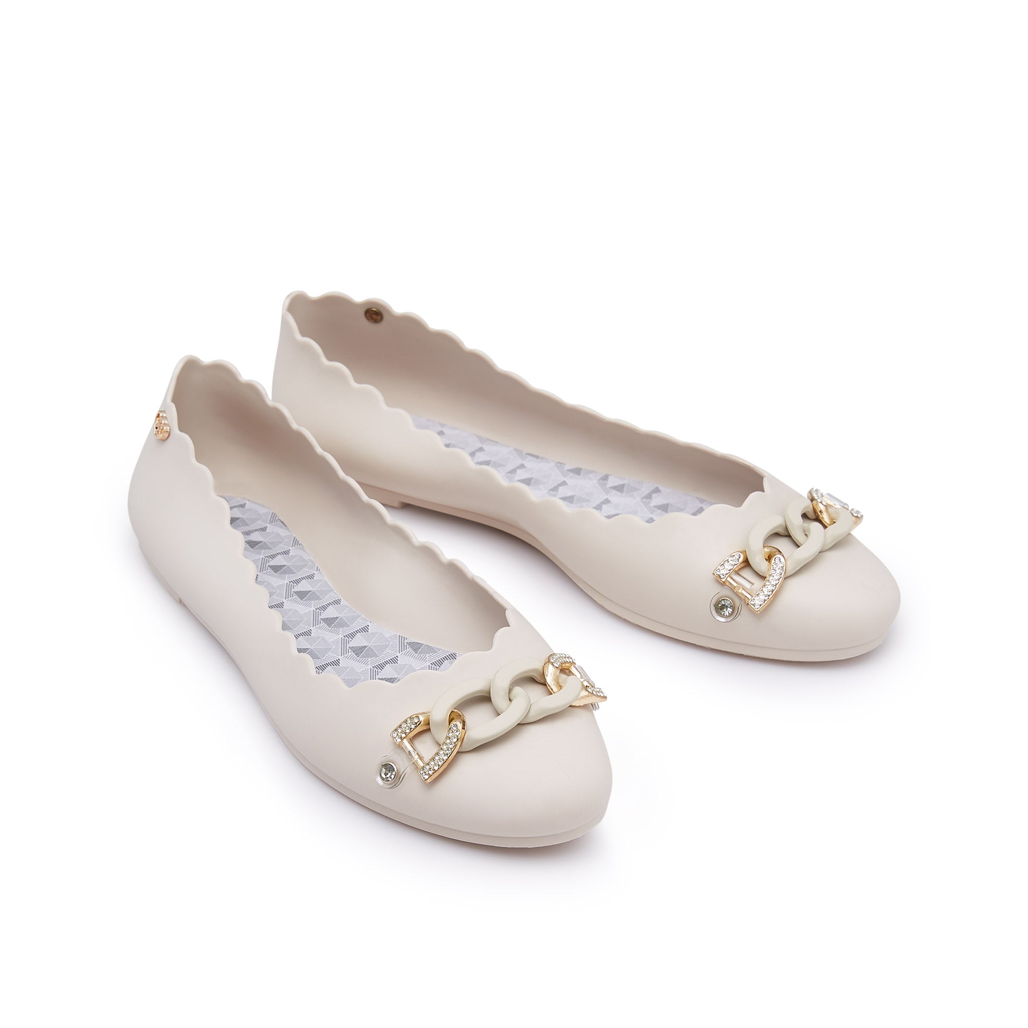 Sophie Adelina Flat Ballerinas Beige