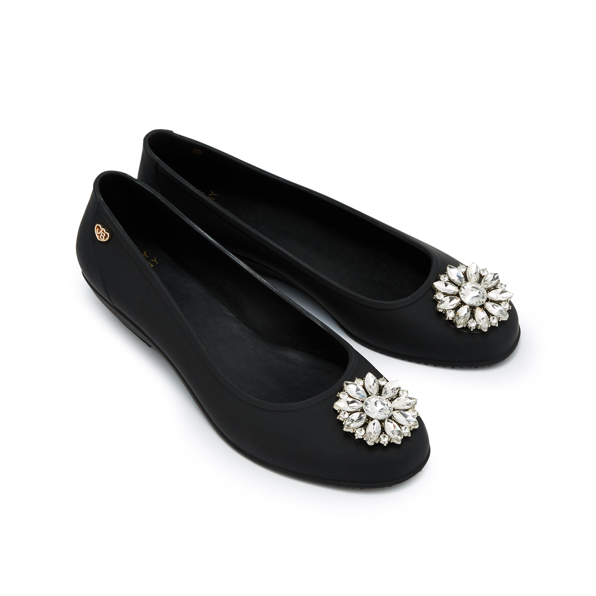 Knox Sage Low Heel Ballerinas Black