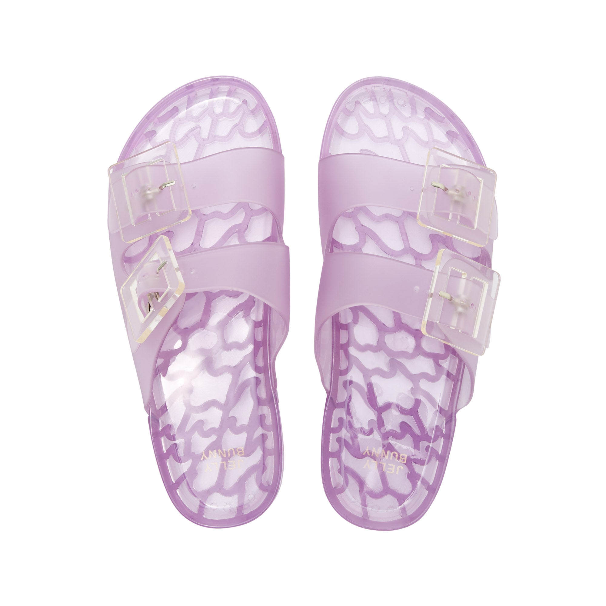 Gauche Flat Sandals Purple