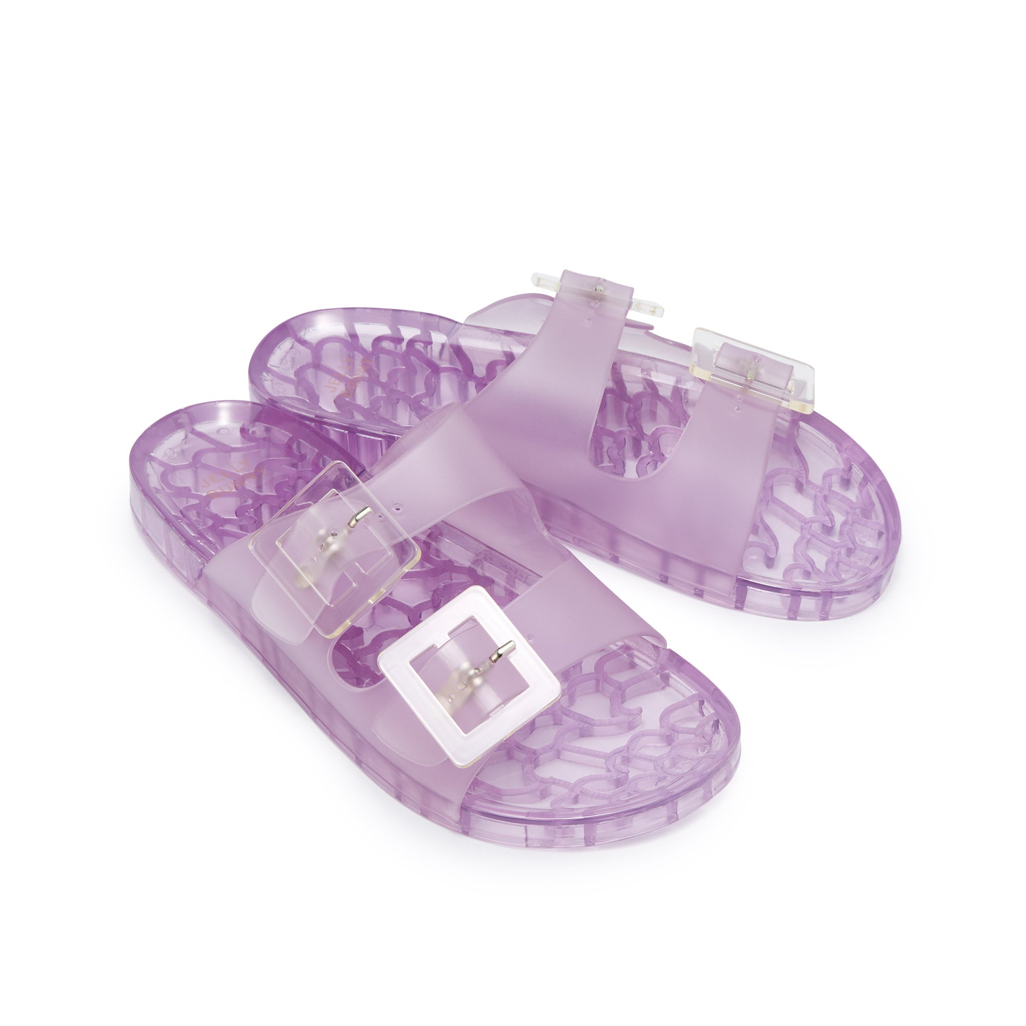 Gauche Flat Sandals Purple