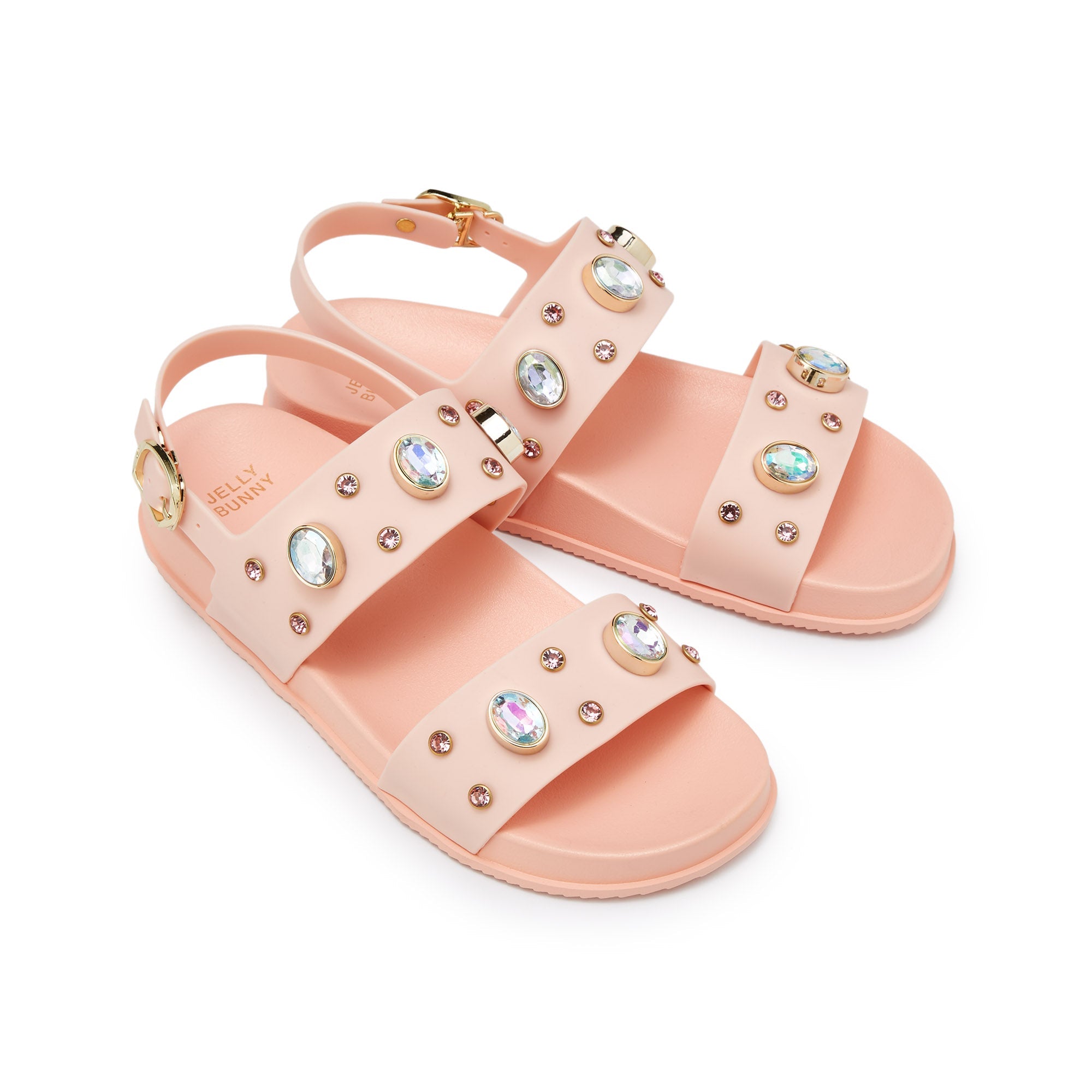 Kadi Crystal Nice Flat Slingbacks Pink