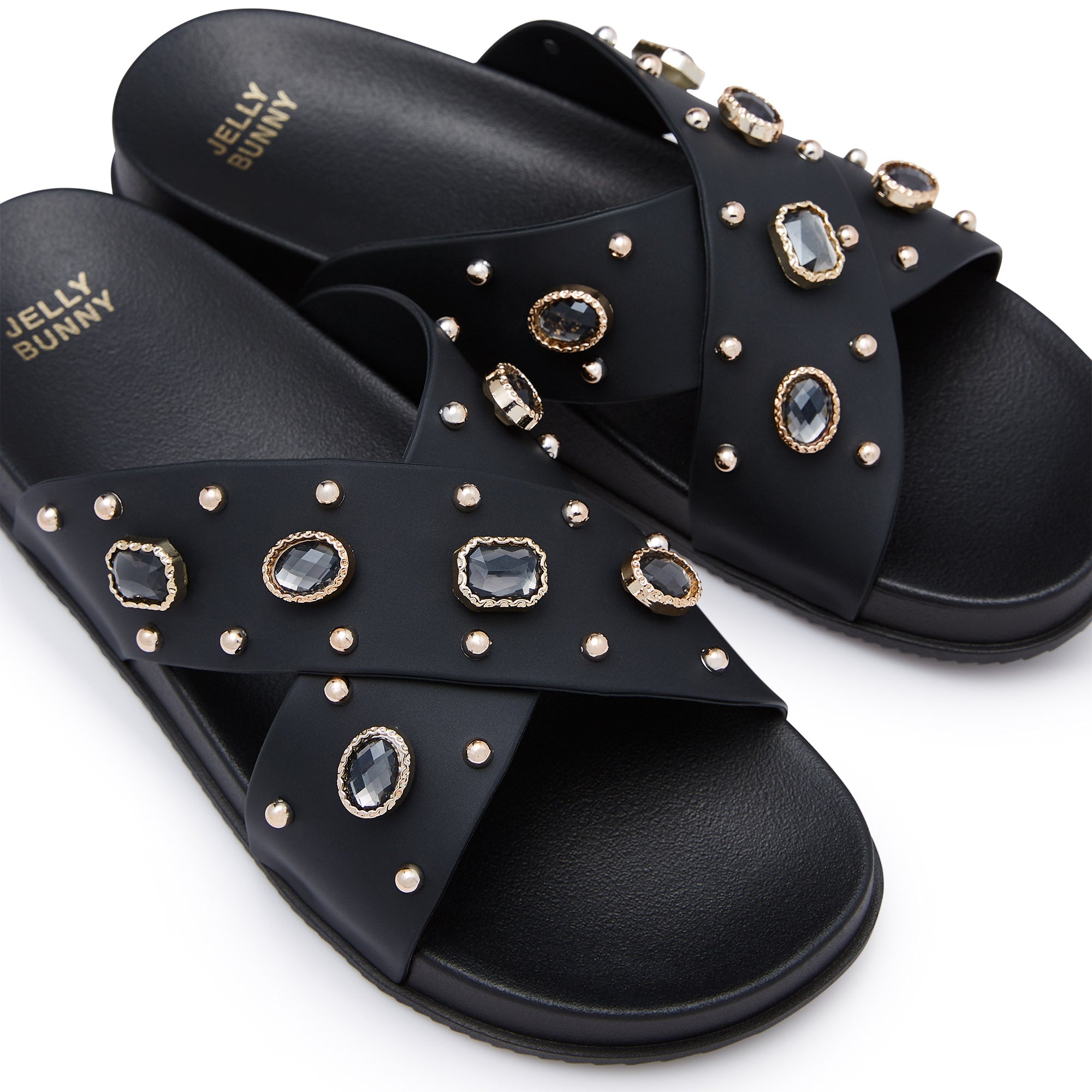 Enoteca Flat Sandals Black