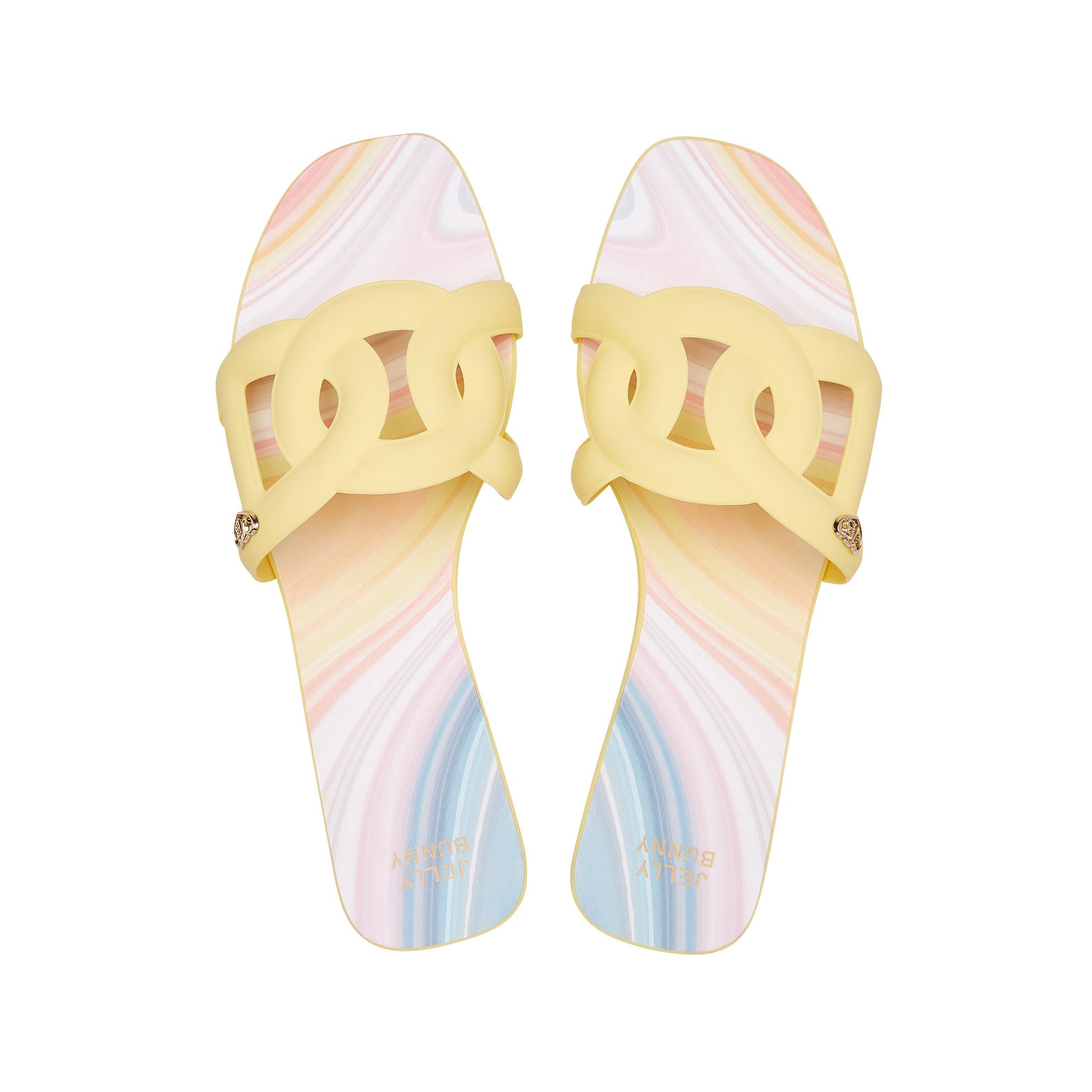 Grase Alexandria Flat Sandals Yellow