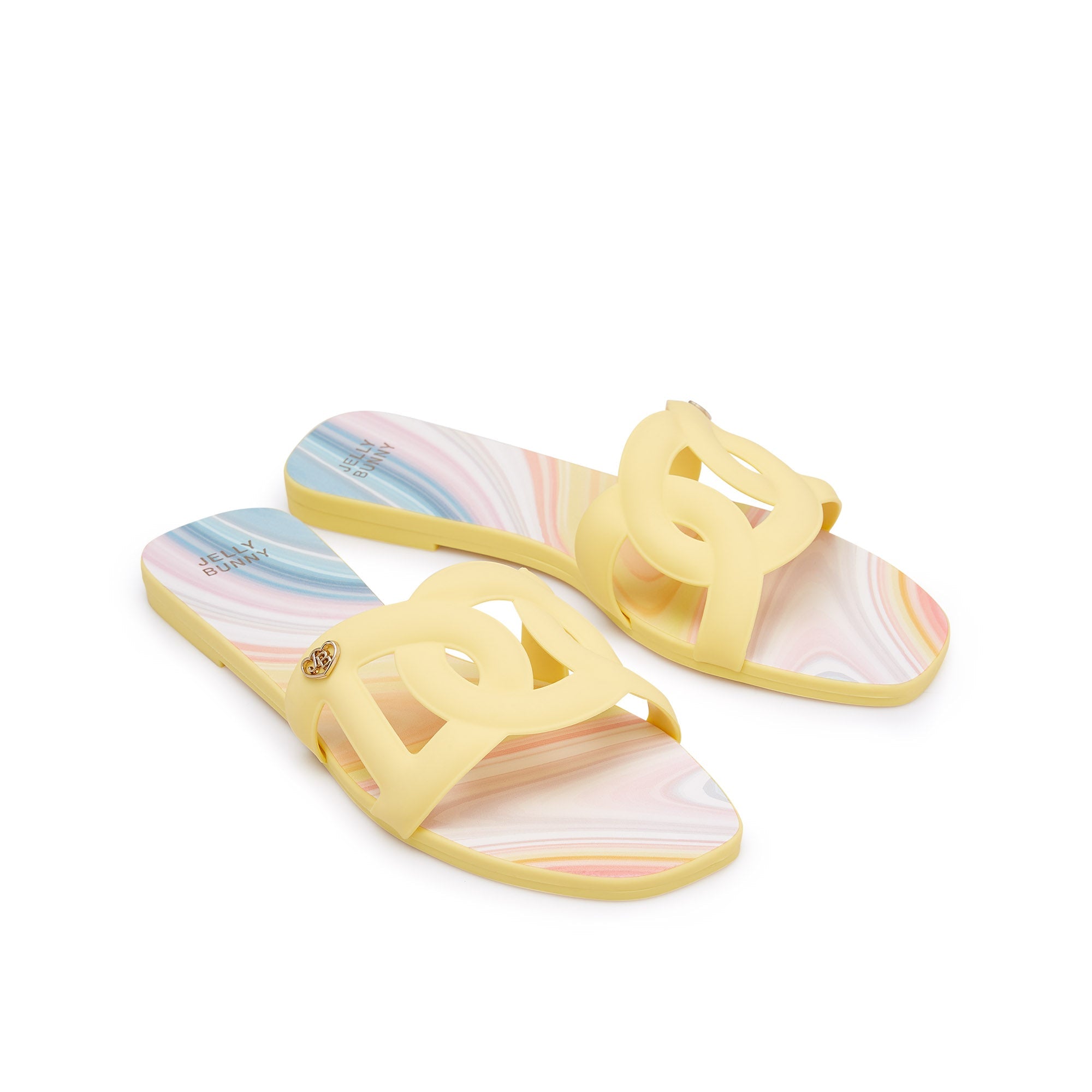 Grase Alexandria Flat Sandals Yellow