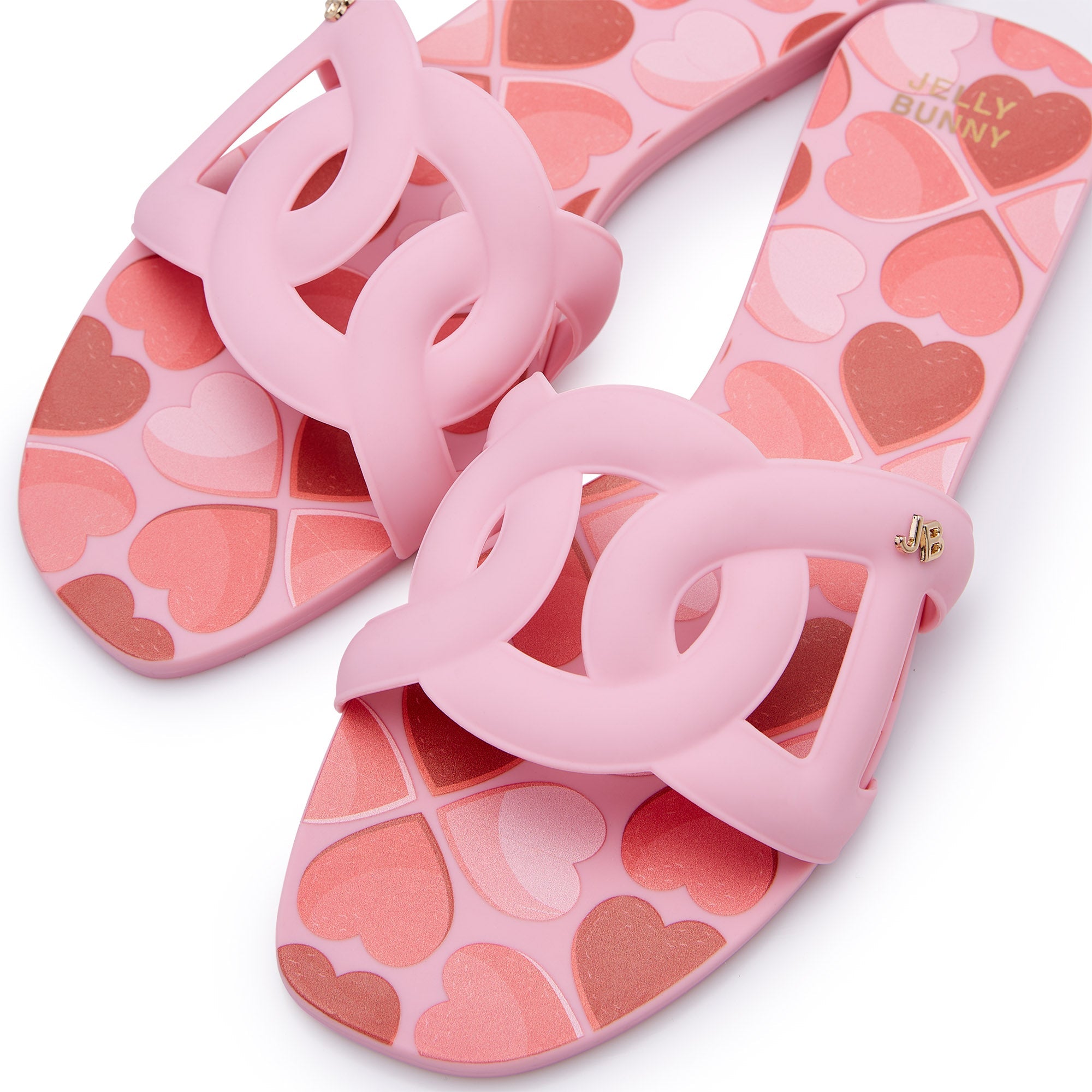 Grase Nancy Love Flat Sandals Pink