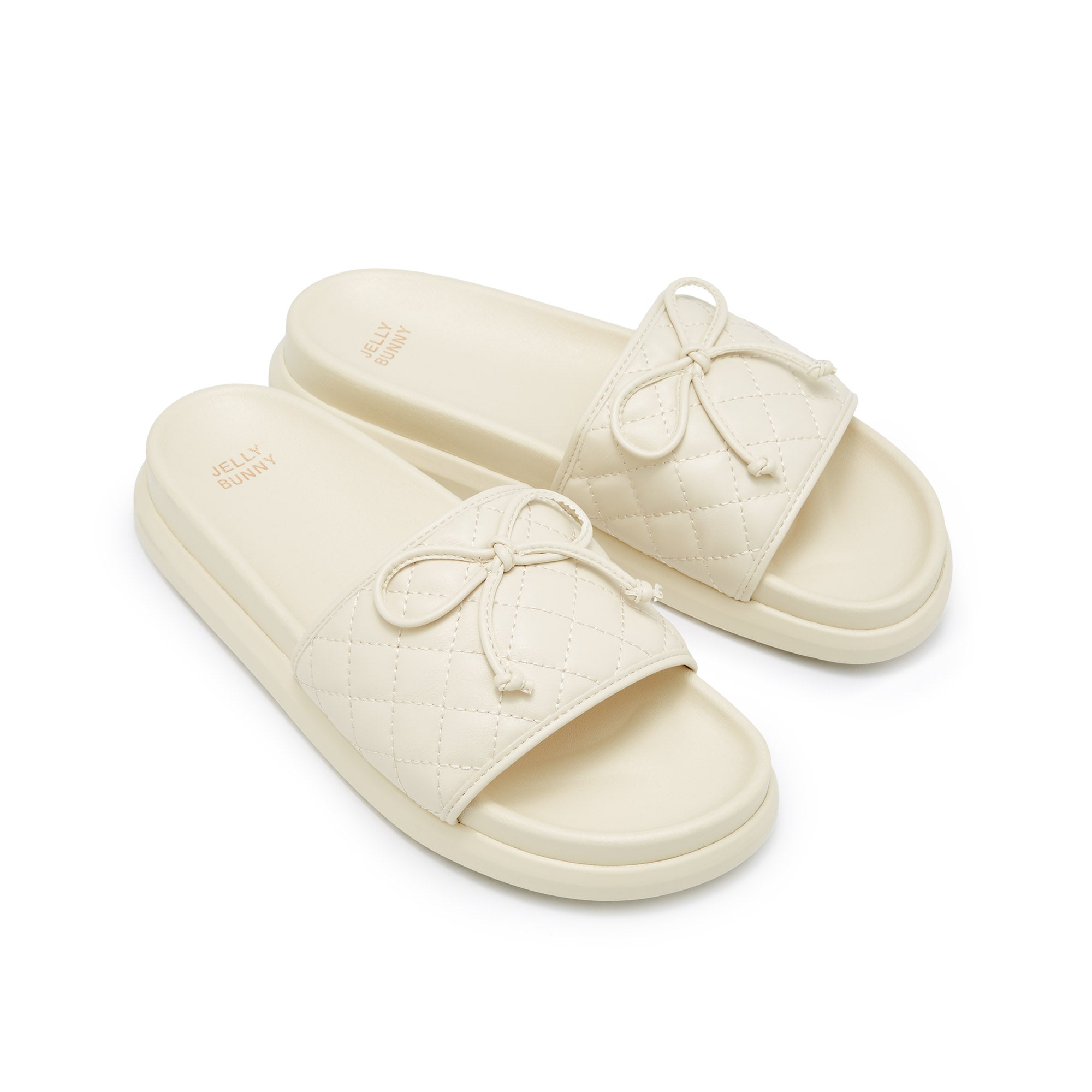 Catalina Flat Sandals White