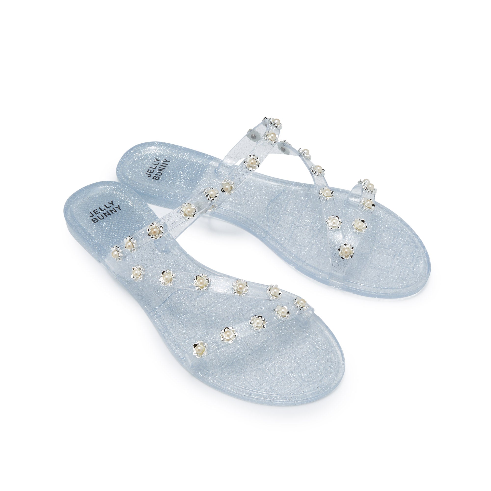 Kafuka Flat Sandals Silver