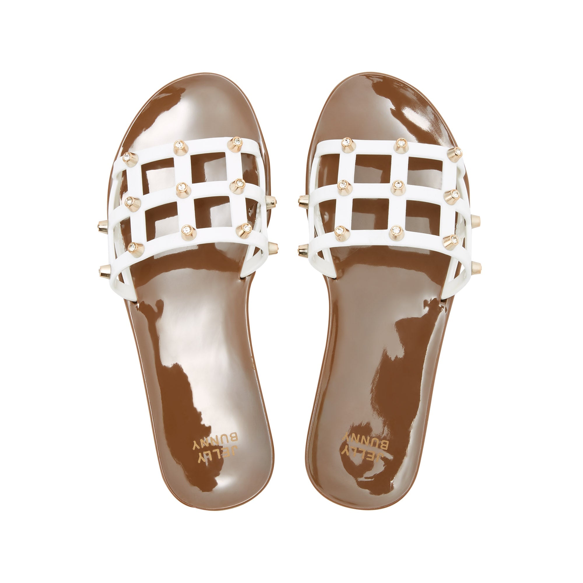 Fermin Leanna Flat Sandals Light Brown