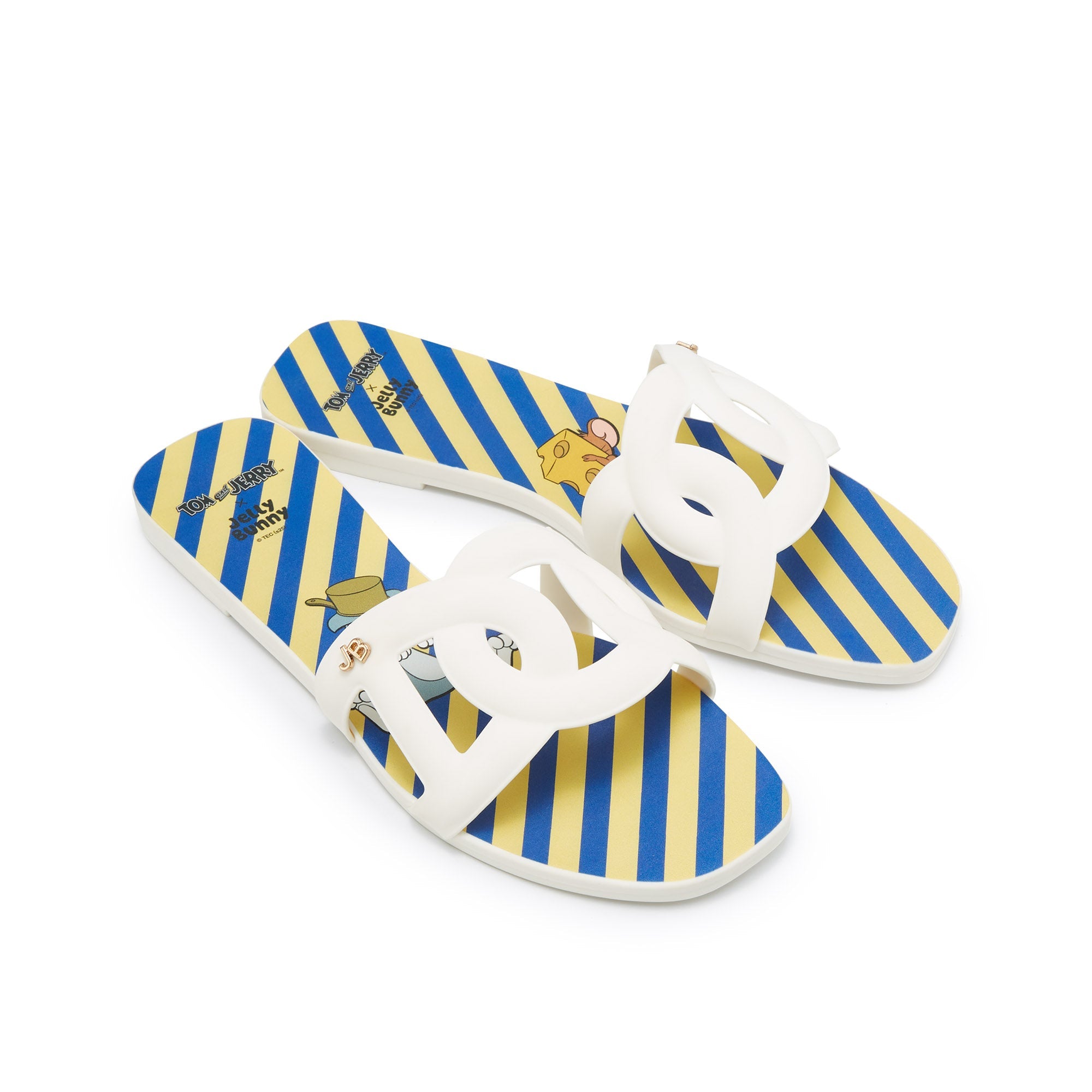 Grase Augusatus Flat Sandals White